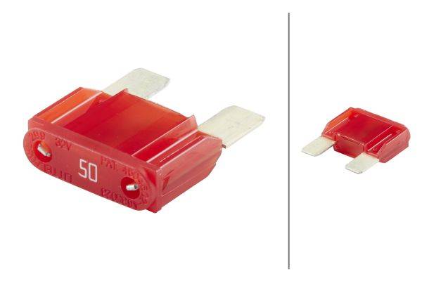 HELLA 8JS 728 595-081 Sicherung - Maxi-Flachstecksicherung - 50A - rot - Menge: 1
