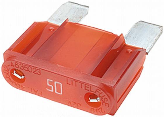 HELLA 8JS 728 595-081 Sicherung - Maxi-Flachstecksicherung - 50A - rot - Menge: 1
