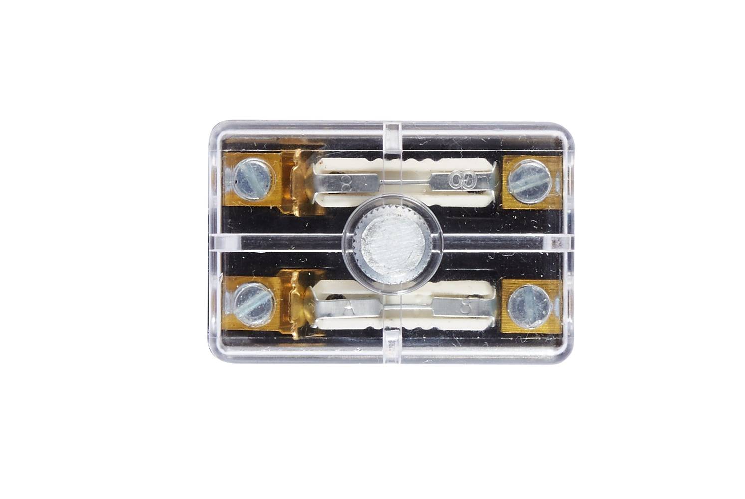 HELLA 8JD 002 289-211 Sicherungsdose - 2-polig - 8A - glasklar - Stecker: Schraubkontakt - mit Siche