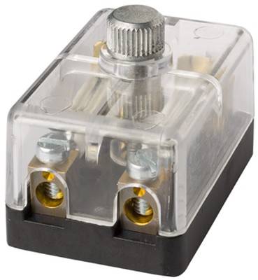 HELLA 8JD 002 289-211 Sicherungsdose - 2-polig - 8A - glasklar - Stecker: Schraubkontakt - mit Siche