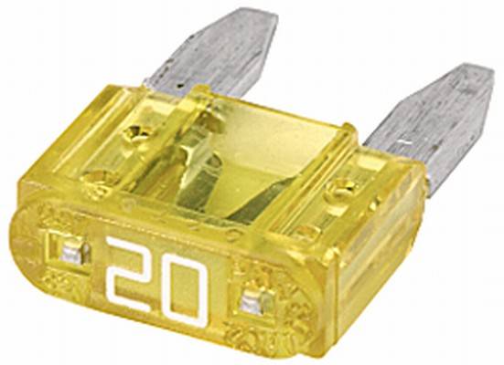 HELLA 8JS 728 596-841 Sicherung - Mini-Flachstecksicherung - 20A - gelb - Menge: 5