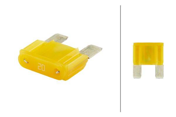 HELLA 8JS 728 595-051 Sicherung - Maxi-Flachstecksicherung - 20A - gelb - Menge: 1