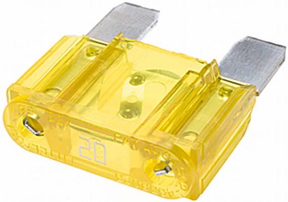 HELLA 8JS 728 595-051 Sicherung - Maxi-Flachstecksicherung - 20A - gelb - Menge: 1