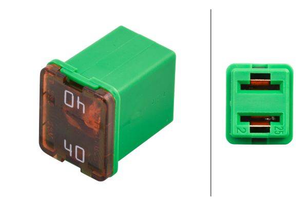 HELLA 8JS 740 026-761 Sicherung - Low Profile JCASE - 40A - grün