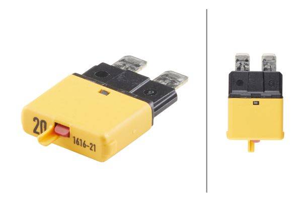 HELLA 8JS 174 320-041 Sicherungsautomat - 20A - 32V - gelb - thermisch