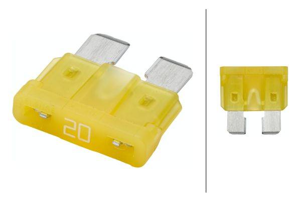 HELLA 8JS 711 688-821 Sicherung - ATO - 20A - beige/gelb - Menge: 5