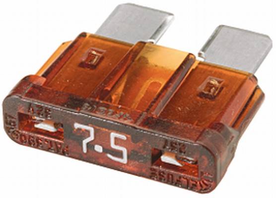HELLA 8JS 711 685-821 Sicherung - ATO - 7.5A - braun - Menge: 5