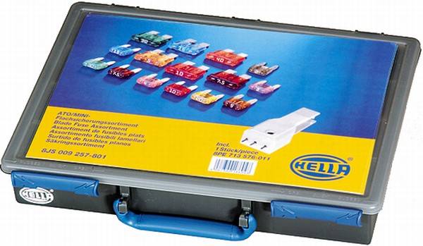 HELLA 8JS 009 257-801 Sicherungssatz - ATO(2A-40A)/MINI(2A-30A) - 10/15/2/20/25/3/30/4/40/5/7.5A - S