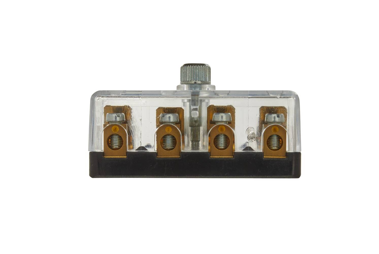 HELLA 8JD 002 294-211 Sicherungsdose - 4-polig - 8A - glasklar - Stecker: Schraubkontakt