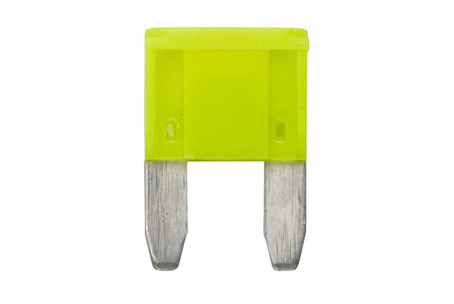 HELLA 8JS 728 596-232 Sicherung - Mini-Flachstecksicherung - mit LED - 20A - 12V - gelb - Menge: 10