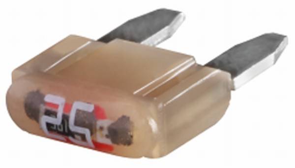 HELLA 8JS 728 596-242 Sicherung - Mini-Flachstecksicherung - mit LED - 25A - 12V - weiß - Menge: 10