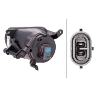 HELLA 1N0 010 327-121 Halogen-Nebelscheinwerfer - rechts - für u.a. Audi Q7 (4Lb) HELLA 1N0 010 327-121 Halogen-Nebelscheinwerfer - rechts - für u.a. Audi Q7 (4Lb)
