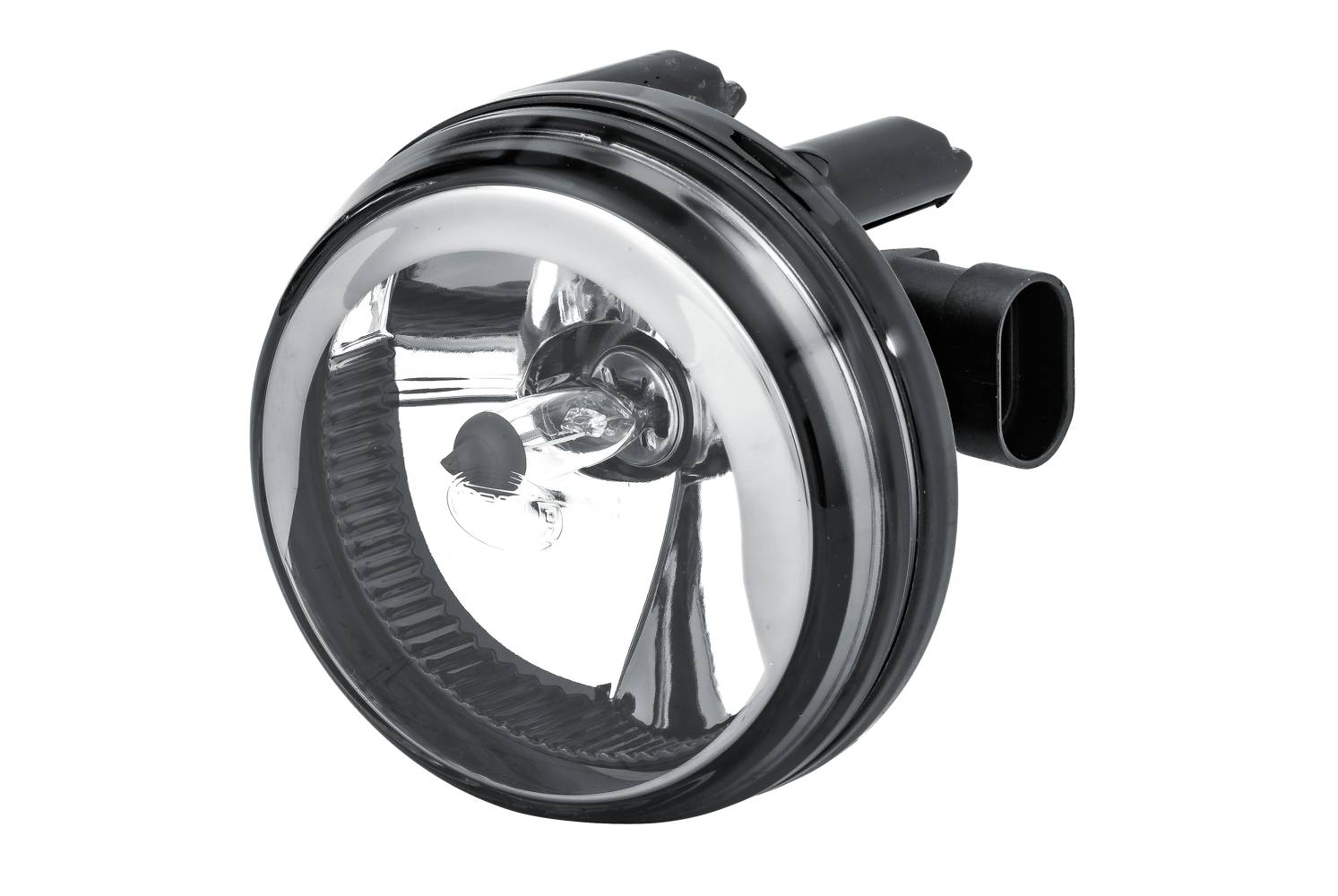 HELLA 1N0 009 295-011 FF/Halogen-Nebelscheinwerfer - Dynaview Evo2 - 12V - rund - Einbau - glasklare