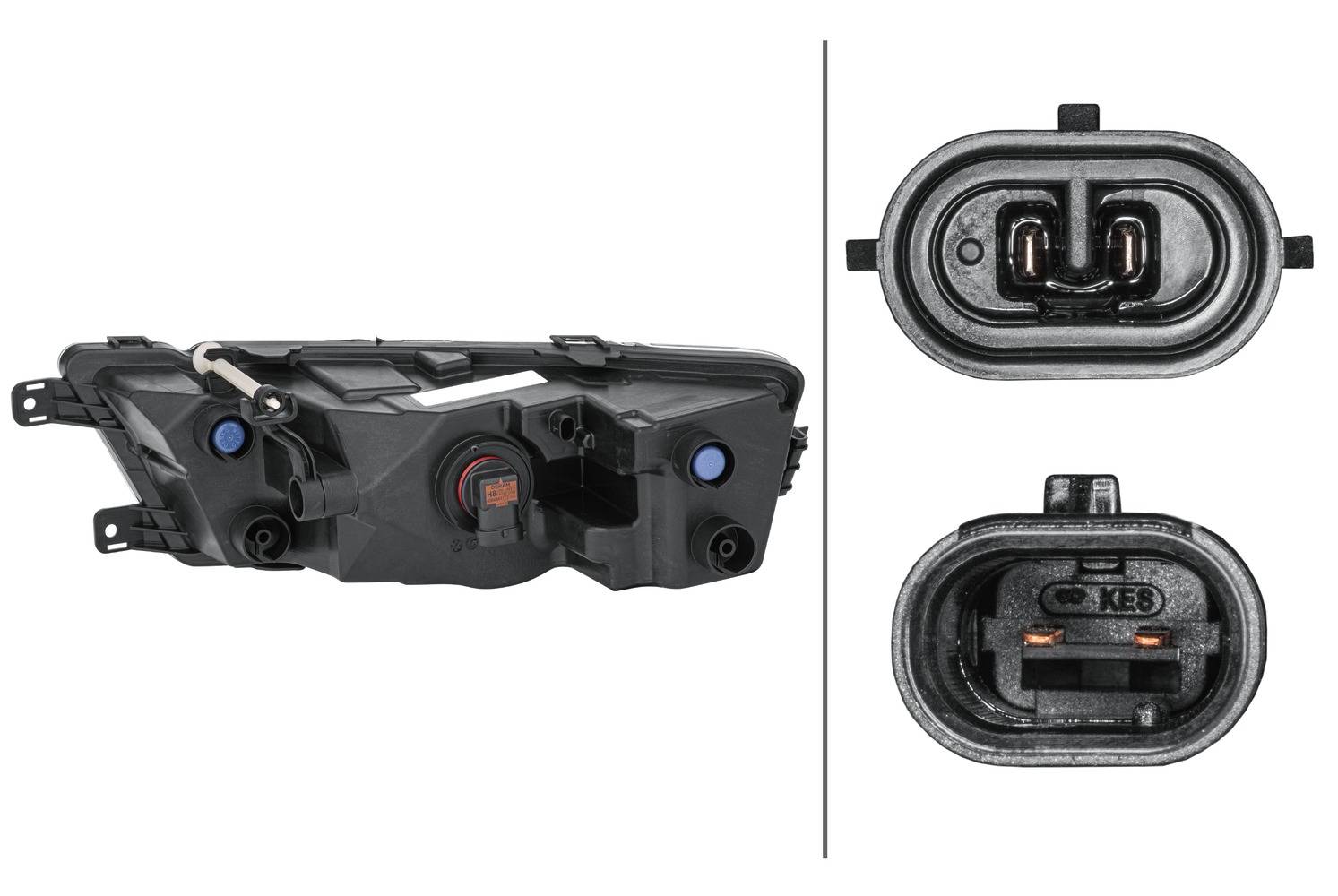 HELLA 1NG 354 844-141 Halogen/LED-Nebelscheinwerfer - rechts - für u.a. Skoda Rapid (Nh3)