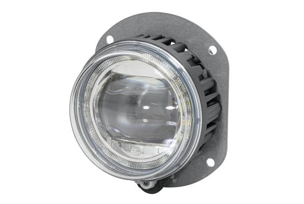 HELLA 1N0 011 988-011 DE/LED-Nebelscheinwerfer - 90mm Performance L4060 - 12/24V - rund - Einbau - L