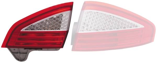 HELLA 9EL 176 576-021 Heckleuchte - Glühlampe - innerer Teil - rechts - für u.a. Ford Mondeo IV (Ba7