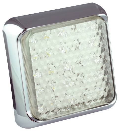 LED Rückleuchte, Rückfahrleuchte, Serie 80, 12/24 Volt, 100 mm x 100 mm, ECE geprüft
