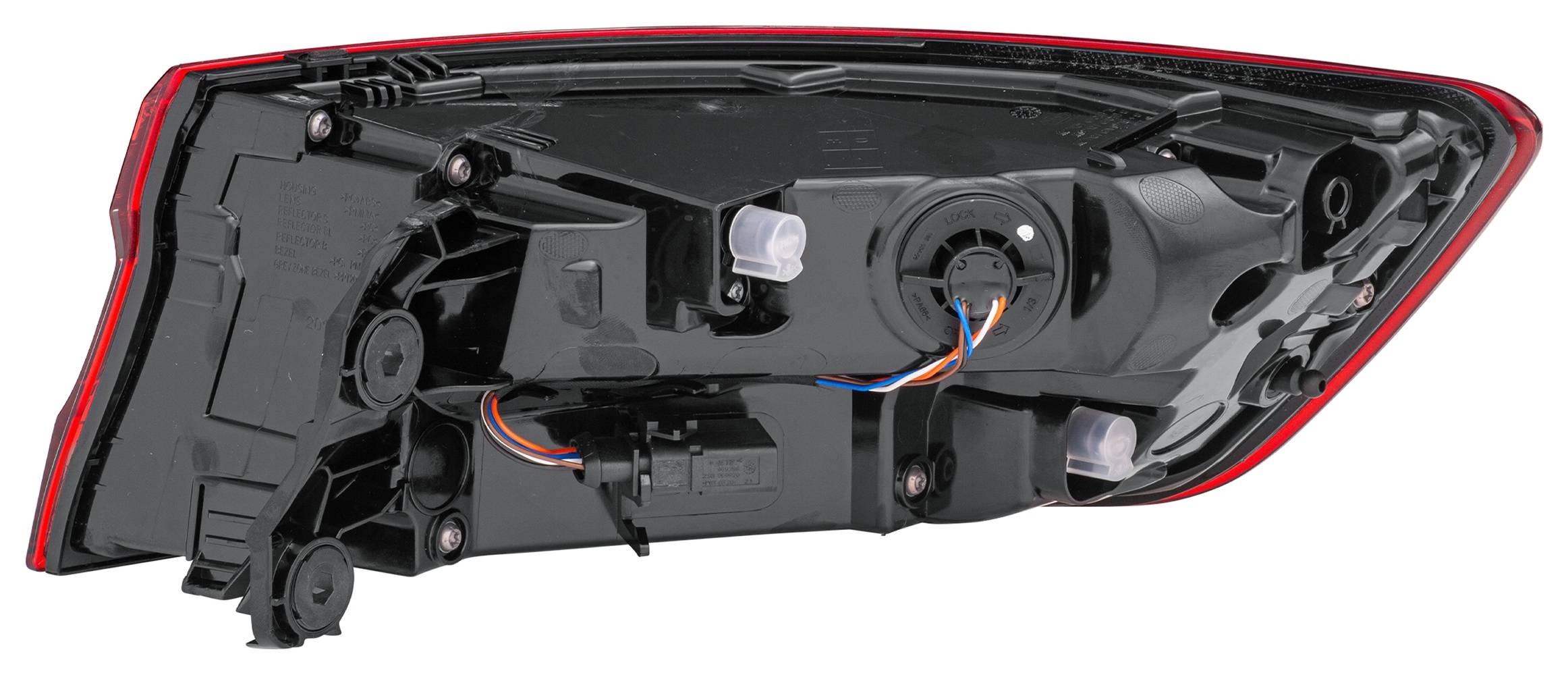 HELLA 2SD 012 246-171 Heckleuchte - LED - äusserer Teil - links - für u.a. Audi (Faw) A4L (B9, 868,