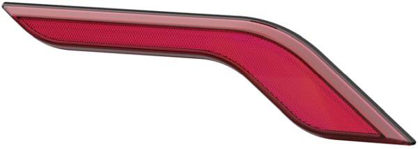 HELLA 8RA 013 402-021 Rückstrahler - Shapeline Style Wing - Lichtscheibenfarbe: rot - geschraubt - f
