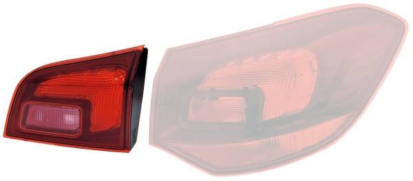 HELLA 9EL 354 998-011 Heckleuchte - Glühlampe - innerer Teil - links - für u.a. Opel Astra J Sports