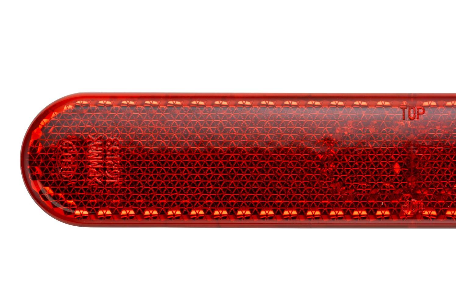 HELLA 8RA 009 226-131 Rückstrahler - Lichtscheibenfarbe: rot