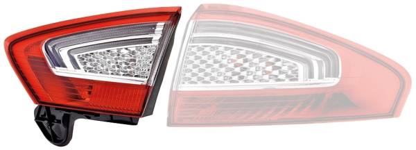 HELLA 9EL 354 997-011 Heckleuchte - LED - innerer Teil - links - für u.a. Ford Mondeo IV (Ba7)