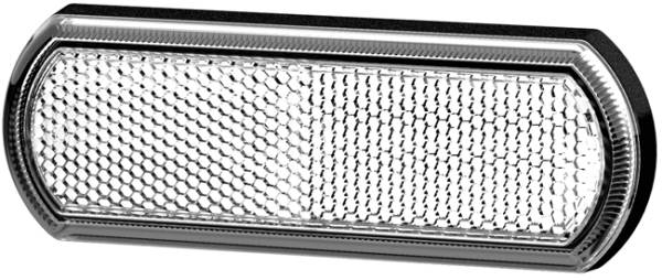 HELLA 8RA 013 403-011 Rückstrahler - Shapeline Tech - geklebt - für waagerechte Befestigung - vorne
