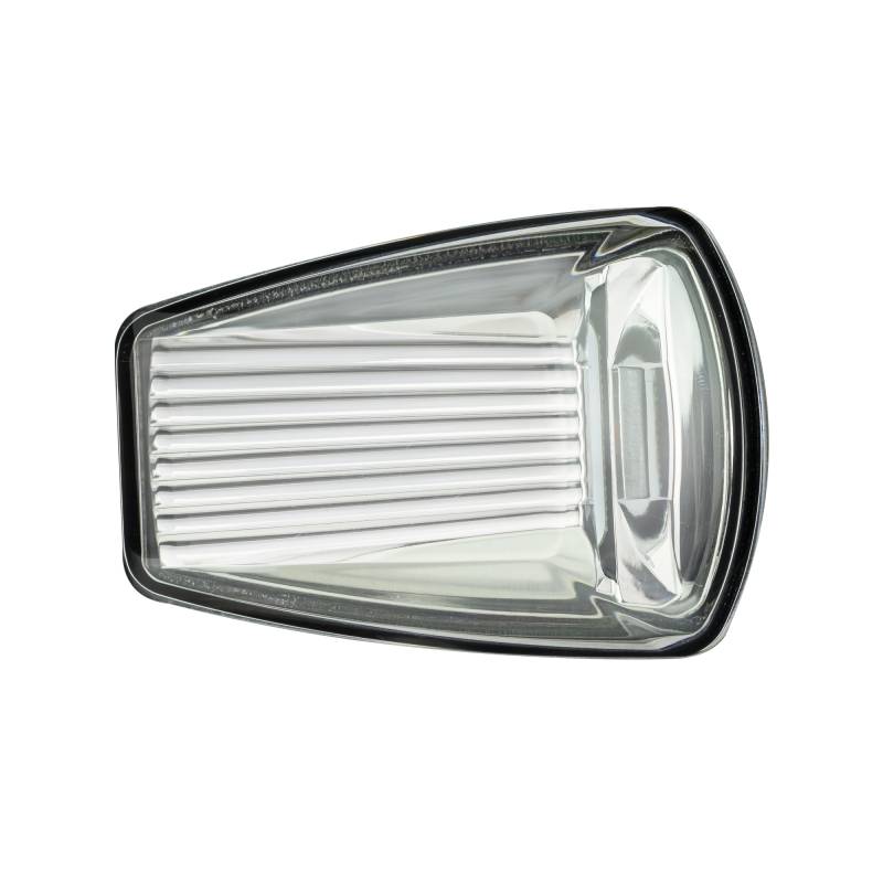 LED Blinkleuchte, 2 Stück, transparente Linse, ECE-R6, Serie 77, Click & Stick System