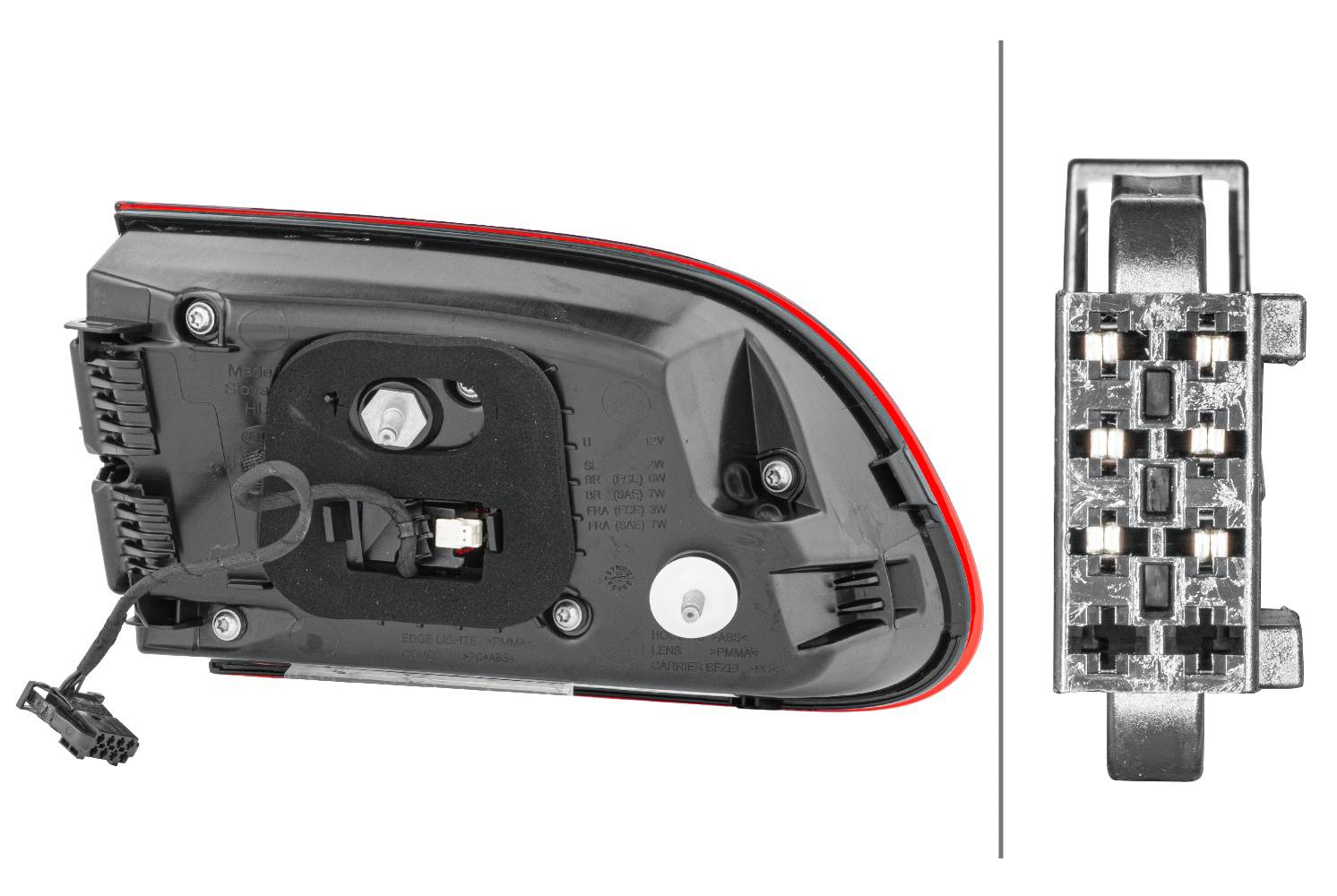 HELLA 2SD 011 500-161 Heckleuchte - LED - innerer Teil - rechts