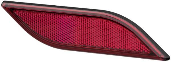 HELLA 8RA 013 347-061 Rückstrahler - Shapeline Style - Lichtscheibenfarbe: rot - geklebt - für waage