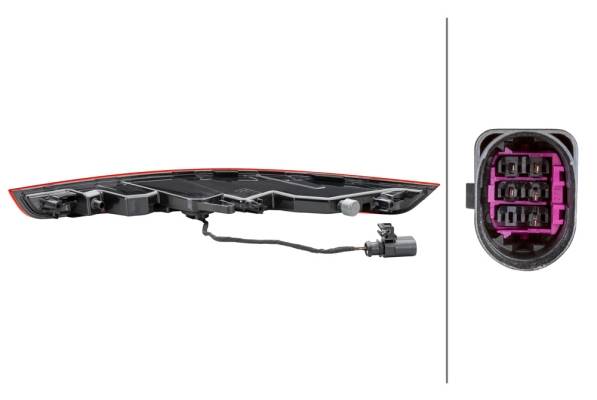 HELLA 2ZR 011 501-151 Heckleuchte - LED - links/unten - für u.a. Porsche Macan (95B)