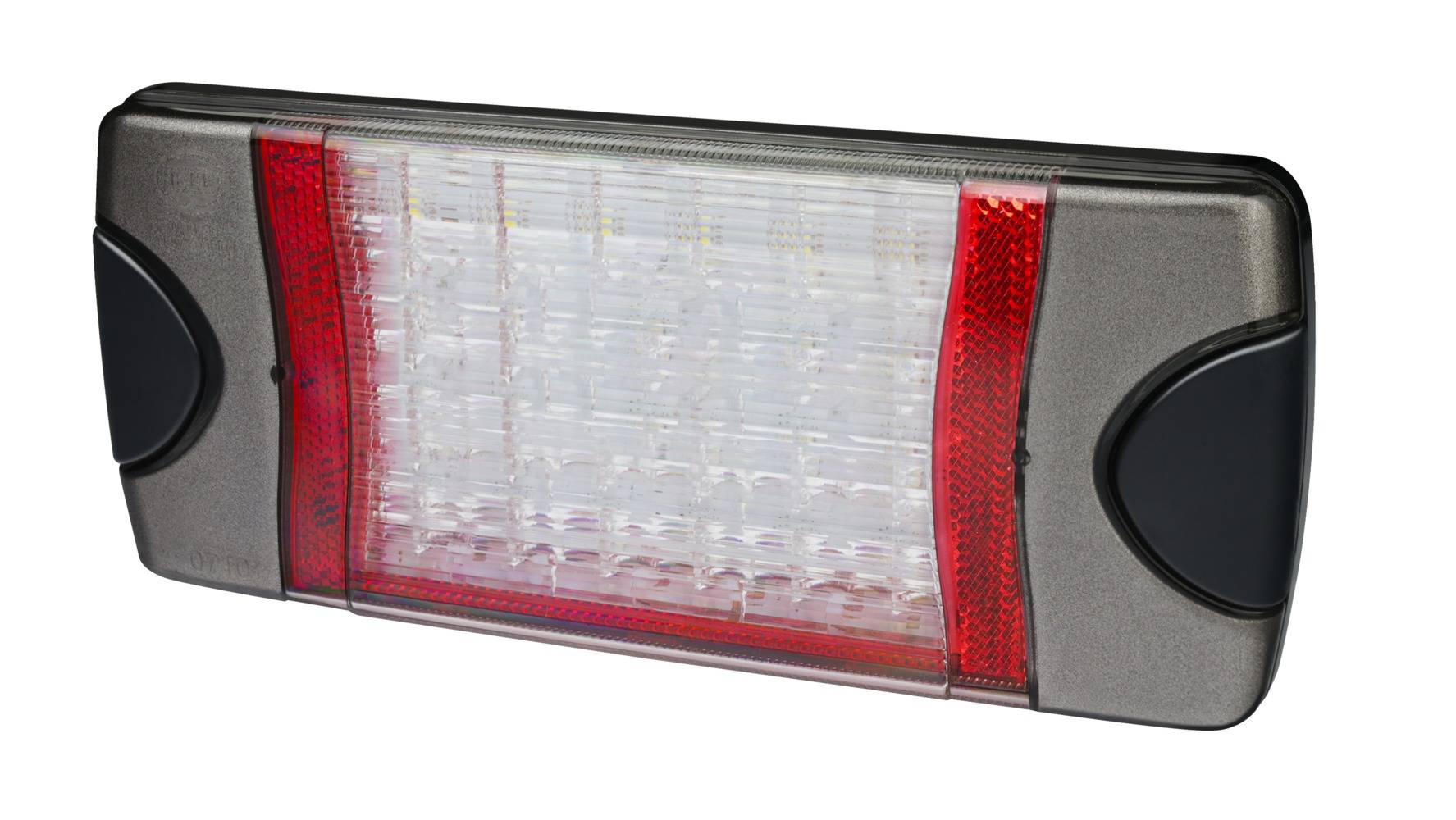 HELLA 2VP 015 075-001 Heckleuchte - DuraLED - 12/24V - Anbau - Stecker: DEUTSCH Stecker - links/rech