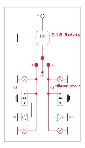 I-LS Relais, 3-Polig, 12 Volt, 90 Watt, Einzelfahrzeuge