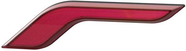 HELLA 8RA 013 402-011 Rückstrahler - Shapeline Style Wing - Lichtscheibenfarbe: rot - geschraubt - f