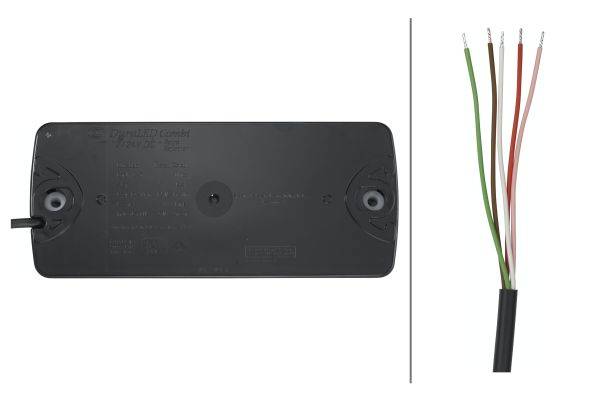 HELLA 2VP 015 074-001 Heckleuchte - DuraLED - 12/24V - Anbau - links/rechts