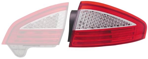 HELLA 9EL 176 575-021 Heckleuchte - Glühlampe - äusserer Teil - rechts - für u.a. Ford Mondeo IV (Ba