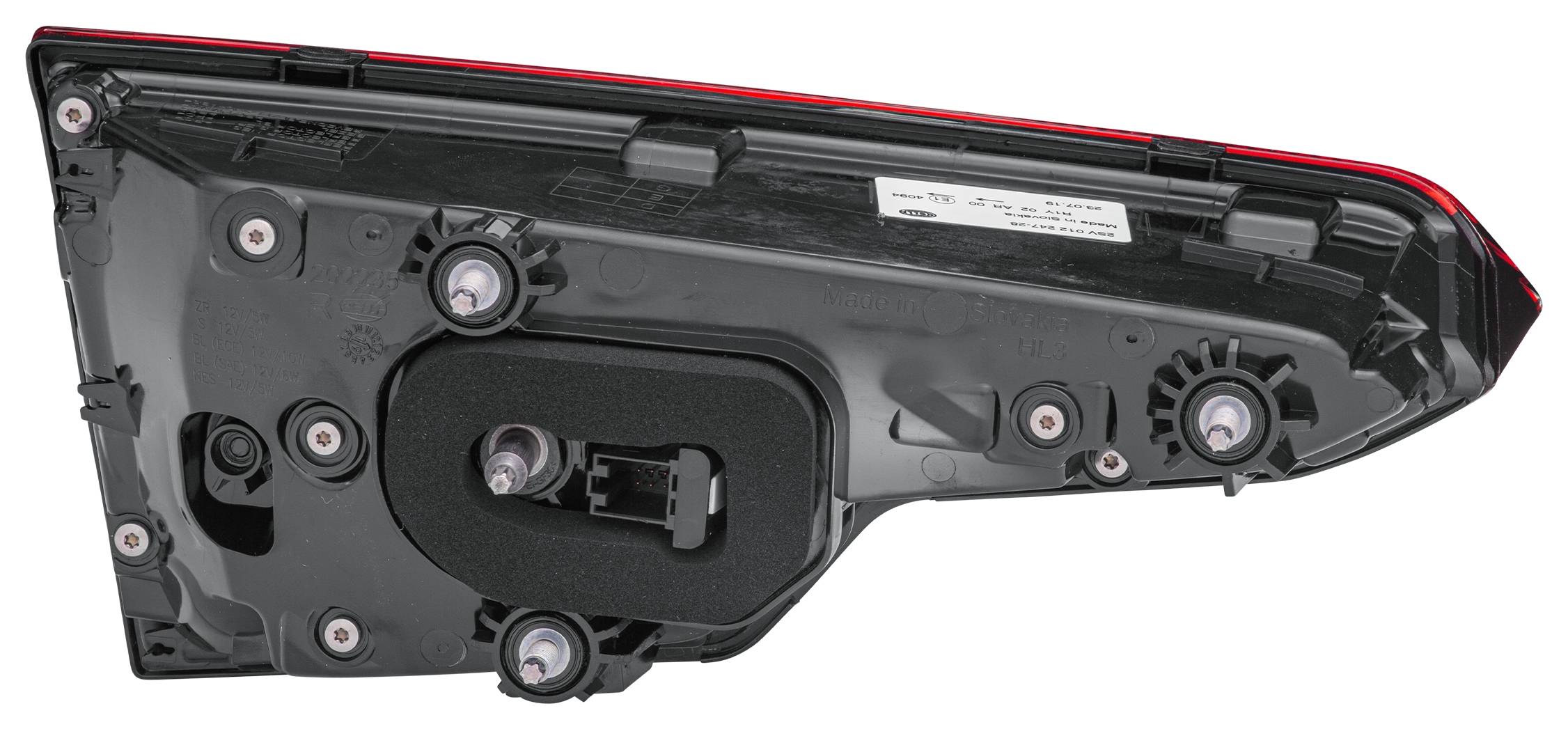 HELLA 2SV 012 247-281 Heckleuchte - LED - schwarz - innerer Teil - rechts - für u.a. Audi (Faw) A4L