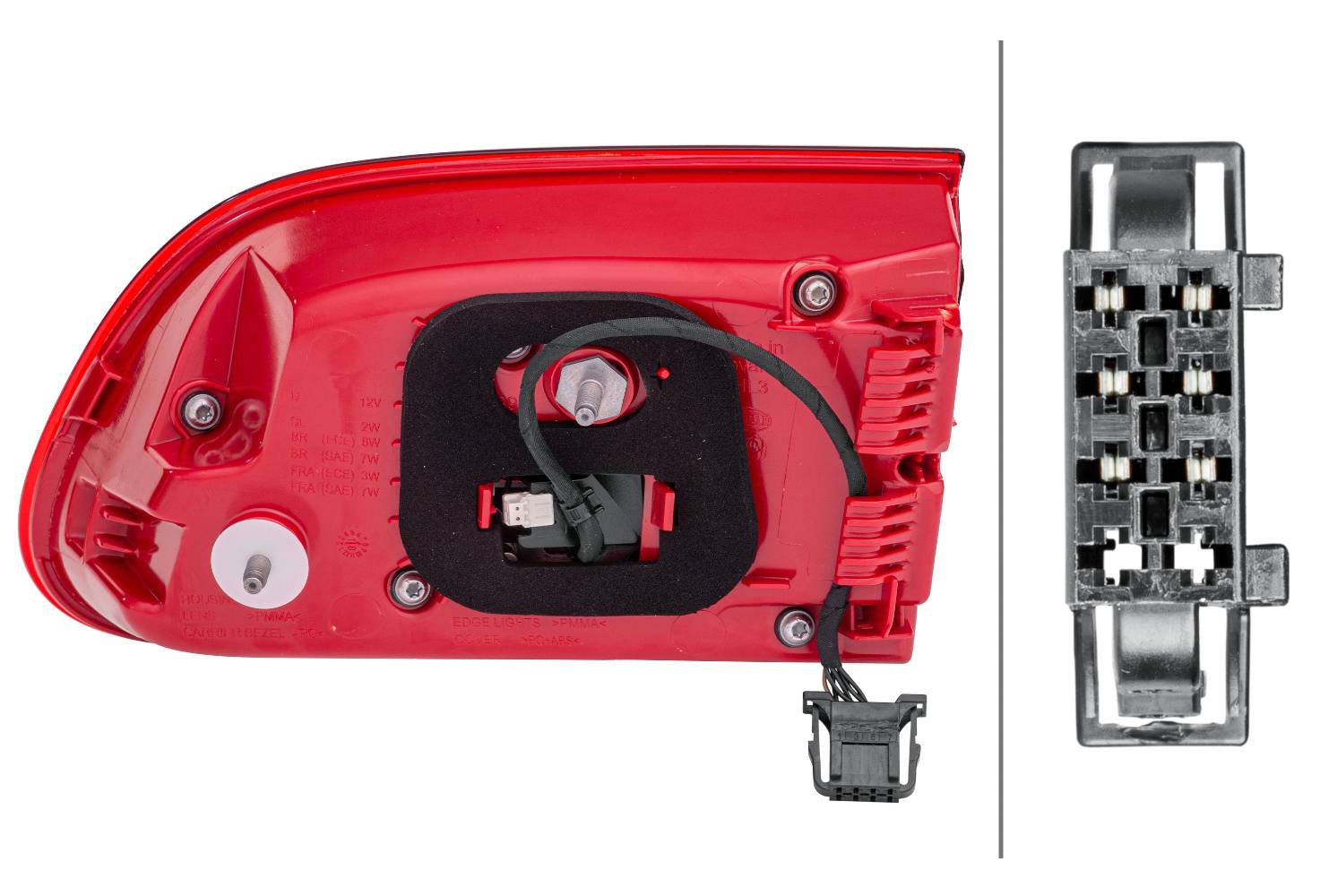 HELLA 2SD 011 500-111 Heckleuchte - LED - innerer Teil - links - für u.a. Porsche Macan (95B)