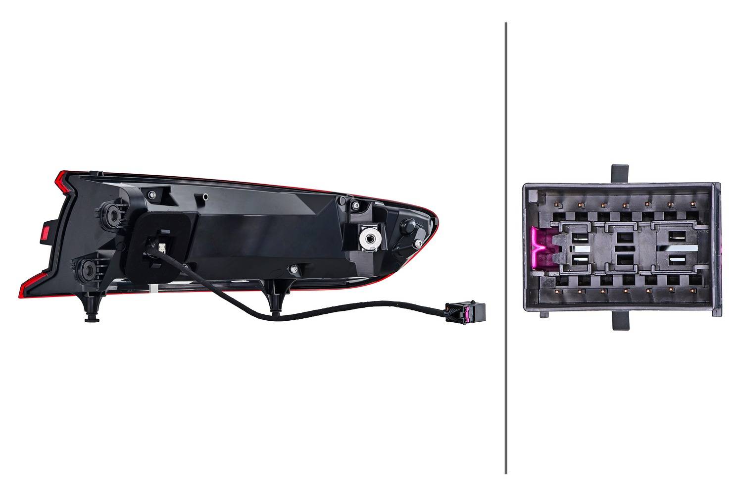 HELLA 2SD 011 499-151 Heckleuchte - LED - äusserer Teil - links