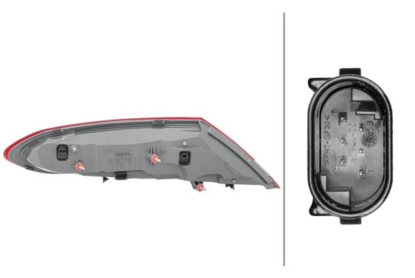 HELLA 2SD 011 786-221 Heckleuchte - LED - äusserer Teil - rechts - für u.a. MB C-Class Coupe (C205)