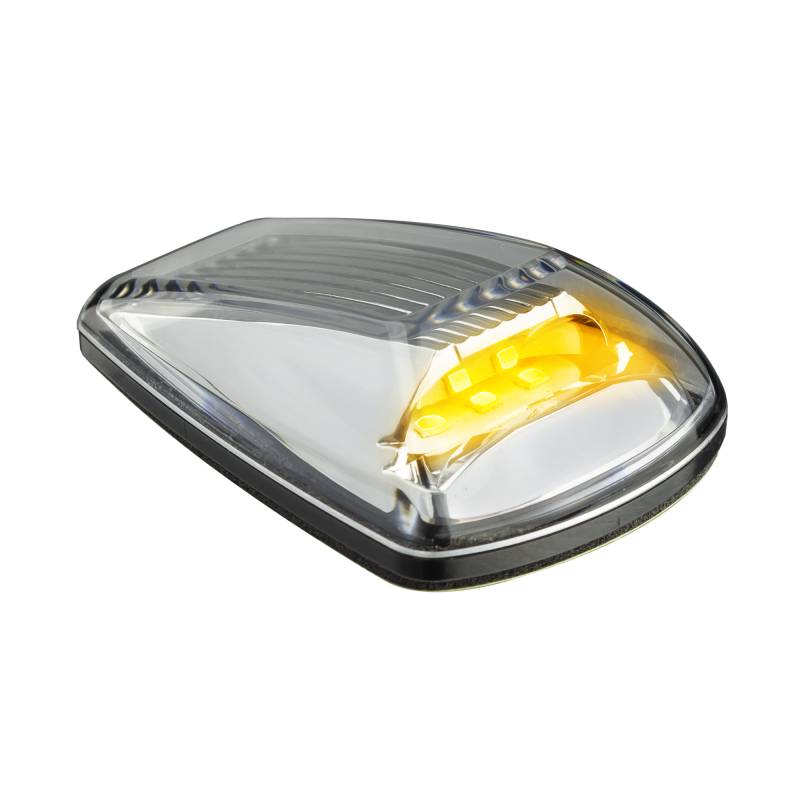 LED Blinkleuchte, 2 Stück, transparente Linse, ECE-R6, Serie 77, Click & Stick System