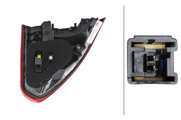 HELLA 2SA 354 846-021 Heckleuchte - LED - innerer Teil - rechts - für u.a. Peugeot 2008 I (Cu_)