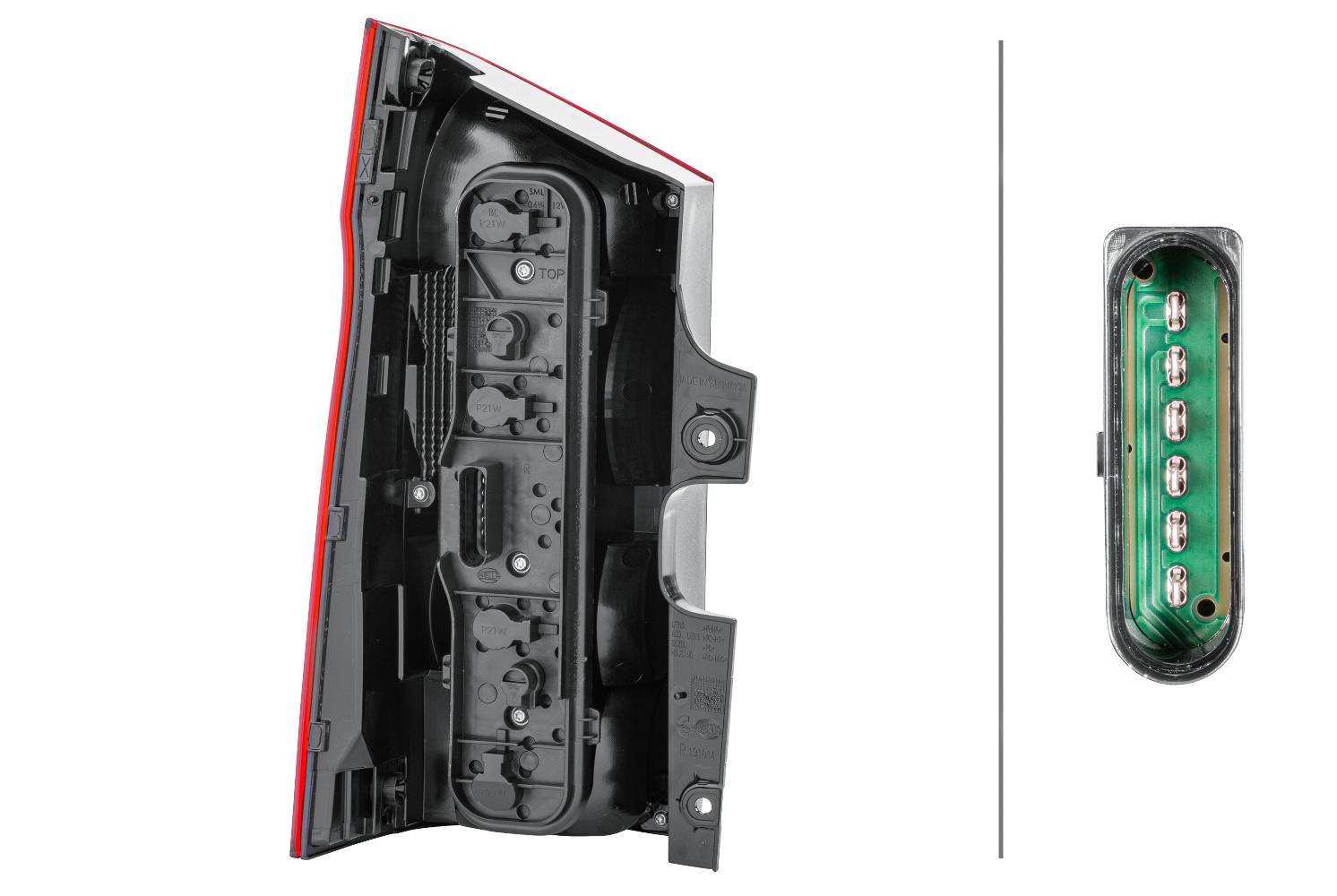 HELLA 2SK 011 581-221 Heckleuchte - Glühlampe - rechts - für u.a. MB V-Class (W447)