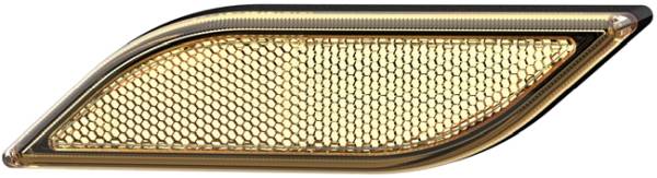 HELLA 8RA 013 347-031 Rückstrahler - Shapeline Style - Lichtscheibenfarbe: gelb - geklebt - für waag