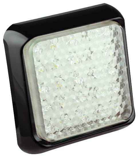 LED Rückleuchte, Rückfahrleuchte, Serie 80, 12/24 Volt, 100 mm x 100 mm, ECE geprüft