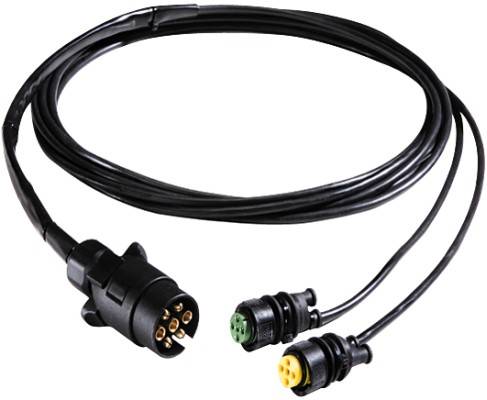 HELLA 8KA 998 230-001 Kabelsatz, Heckleuchte - für PKW-Anhänger - 7-polig - 12V - Länge: 4m