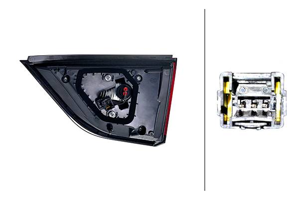 HELLA 2TZ 012 314-111 Heckleuchte - Hybrid - innerer Teil - links