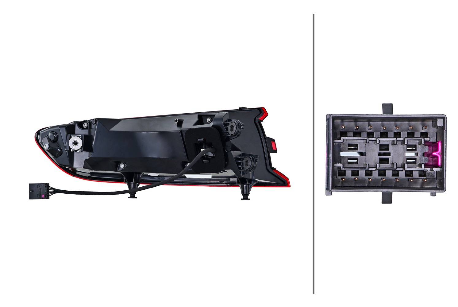 HELLA 2SD 011 499-181 Heckleuchte - LED - äusserer Teil - rechts