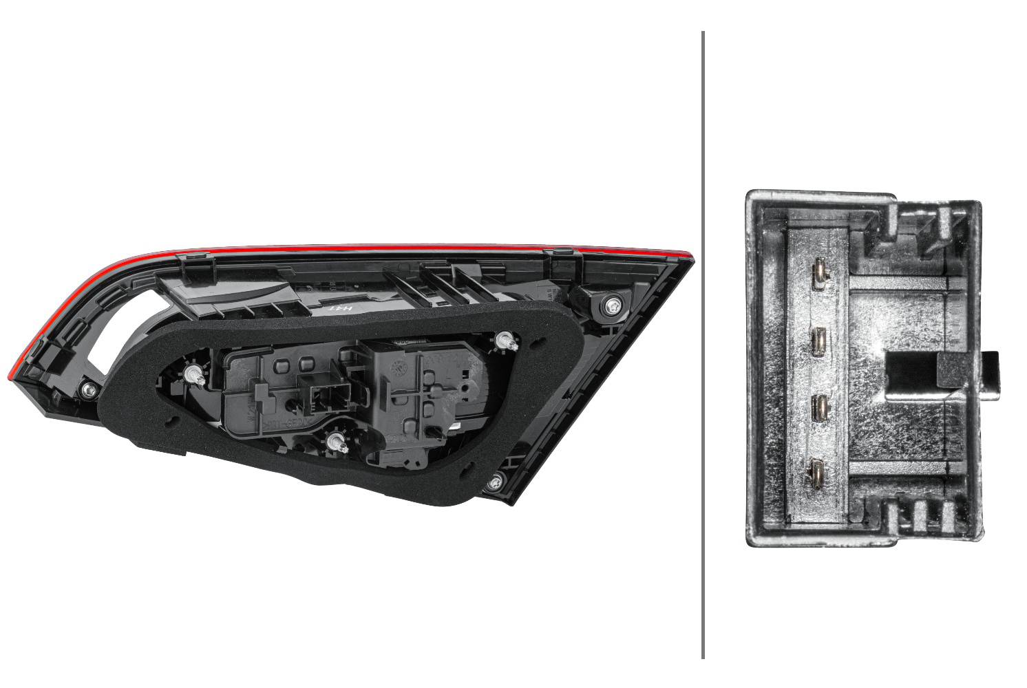 HELLA 2TZ 012 839-051 Heckleuchte - Hybrid - innerer Teil - links