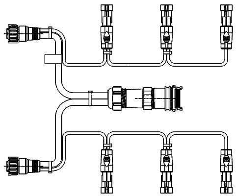 HELLA 8KA 340 819-431 Kabelsatz, Heckleuchte EasyConn - 15/7-polig - 15 EasyConn7 AMP - Kabel: 20